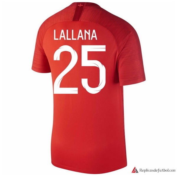 Camiseta Seleccion Inglaterra Segunda equipación Lallana 2018 Rojo